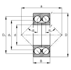 ǽ|S 3309-DA,  DIN 628-3 ˜ʵҪߴpɷxʷփȦ|  = 45