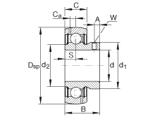 S GAY100-NPP-B-AS2/V, Ȧ ƽ^ᔶλɂ P ܷ ABMA 15 - 1991Ӣ